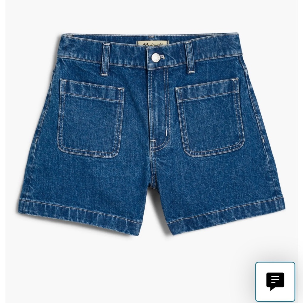 Madewell The High Rise Sailor Shorts NWT Size 24